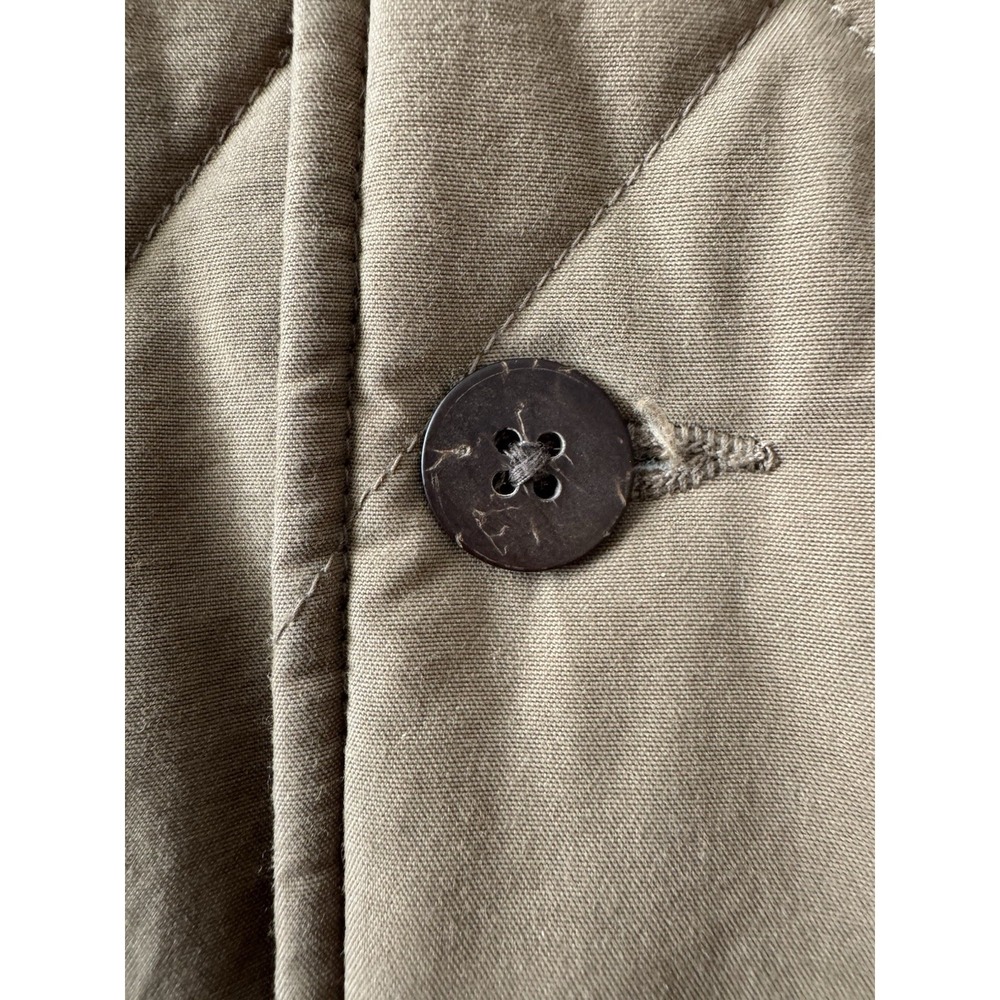 Ocean Pacific Tan Suede Collar Quilted Barn Coat Pockets Lined Size XXL‎ - Picture 4 of 15